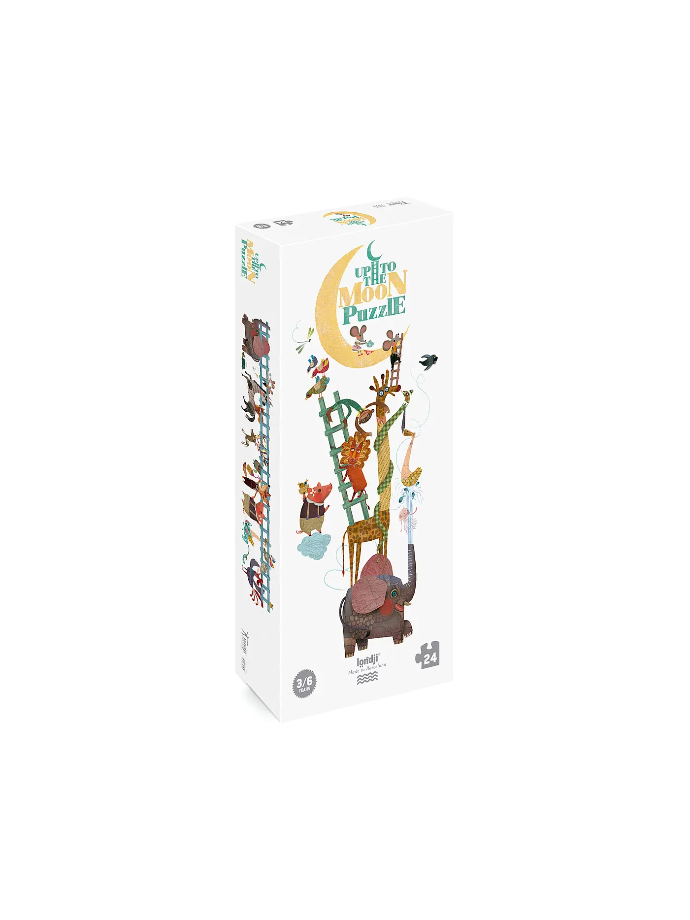 LONDJI | Puzzle UP TO THE MOON 24 Teile | 